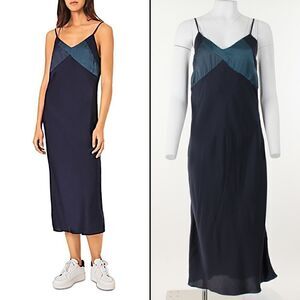 Ba&sh Colorblock MIDI Dress 